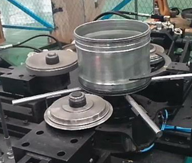 Anillo de caucho curvado de la máquina del tubo de aire del conducto de ventilación que forma la máquina