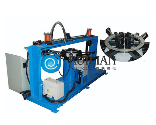 Proceso de la punzonadora 10KVA del reborde del tubo de aire del OD 100mm-600m m