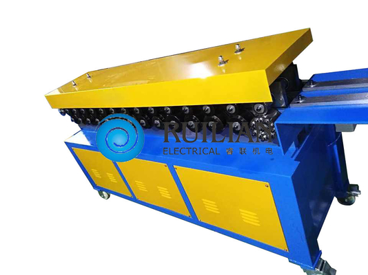 Máquina galvanizada 0.4mm-0.8m m del reborde del conducto del acero de hoja del grueso que trabaja a máquina