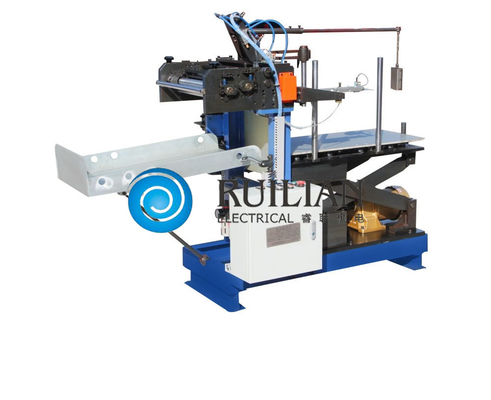 Velocidad que se encrespa 8m/Min de la máquina de 2KVA Tin Plated Sheet Duct Rolling