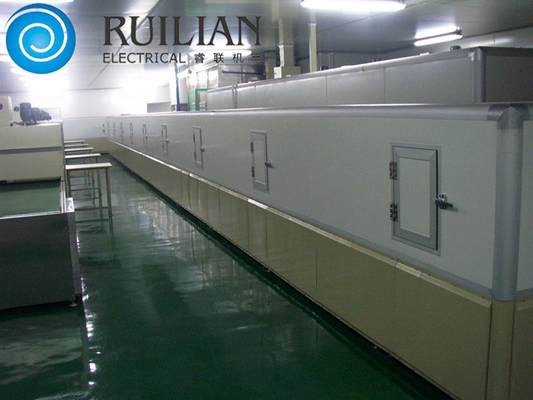 Las lanas del cuarzo a pistola el tipo horno automático del túnel de la cadena de la plataforma de los equipos de la pintura