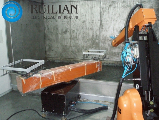 15KW a pistola la línea de rociadura del robot doble automático artificial de la estación de los equipos de la pintura
