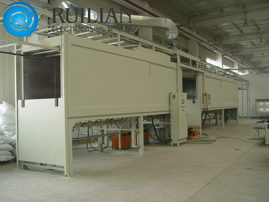 Suspensión que transporta la cadena de producción de la sequedad de la pintura de la inmersión 120KW