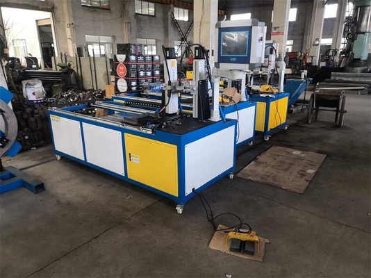Soldadora del reborde de 650 RPM Min Air Duct Angle Iron 20KVA